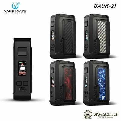 Vandy Vape Gaur 21 Mod バンディーベイプ テクニカル Mod 本体 Tc ボックスmod ベイプ 電子タバコ Vape Y 2 通販 Lineポイント最大0 5 Get Lineショッピング