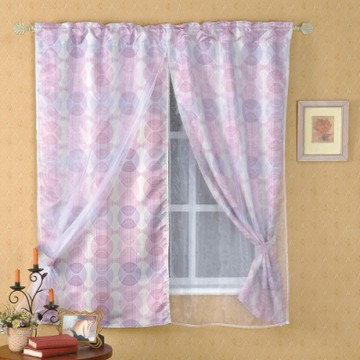 芸佳 140X160cm和風雙層防曬遮光窗簾