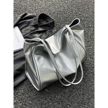 大容量包包女新款2025時尚單肩包大包高級感大學生上課通勤托特包