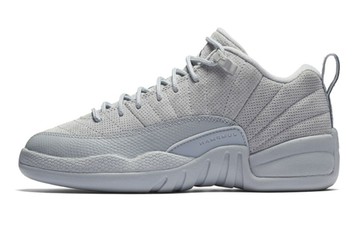 JORDAN 12 RETRO LOW WOLF GREY GS