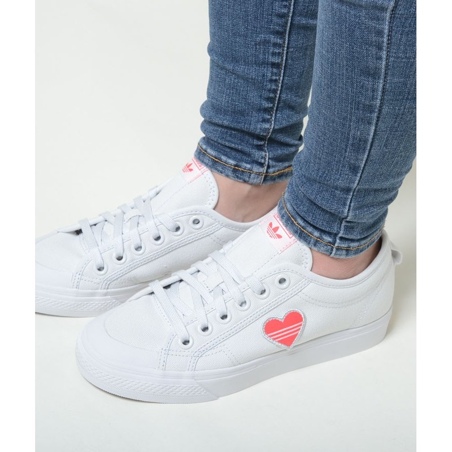 Adidas Nizza Trefoil W アディダス ニッツァ トレフォイル ウィメンズ ホワイト レディース スニーカー Ef5074 通販 Lineポイント最大0 5 Get Lineショッピング