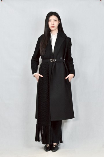 (S) fendi黑色針織外套