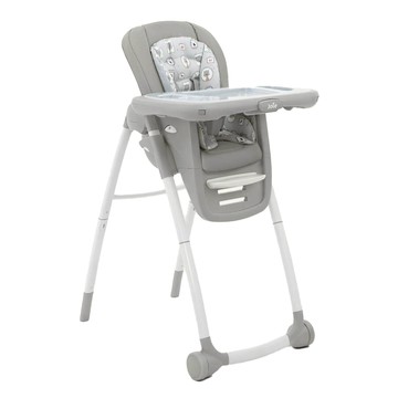 Joie multiply 6IN1 成長型多用途餐椅  展開82.5 x 64.8 x 107.3cm 收合64.8 x 35.5 x 106.8cm  動物灰
