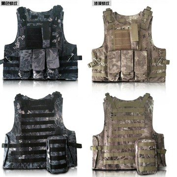 包郵戶外CS游戲小幽靈戰術背心多功能戰術防護背心MOLLE組合背心