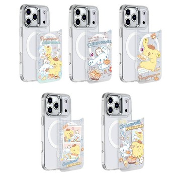 三麗鷗 iPhone系列 可拆式磁吸片材彩鑽手機殼-單售片材6