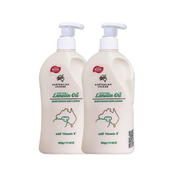 (2瓶)澳洲G&M澳芝曼-潤澤修護肌膚保養乳霜-日間綿羊油(綠標)500g/瓶