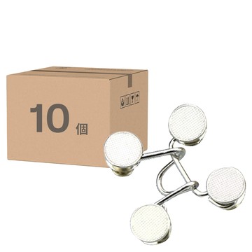 FANCY LIFE 免縫擴收腰神器 褲鉤 別針款 10個  銀色  1套