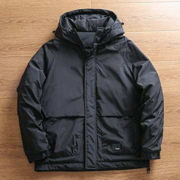 日系戶外防風保暖鋪棉工裝大口袋連帽外套 / 2款 / 3色 / M到4XL / 大尺碼【QTJBY201202】