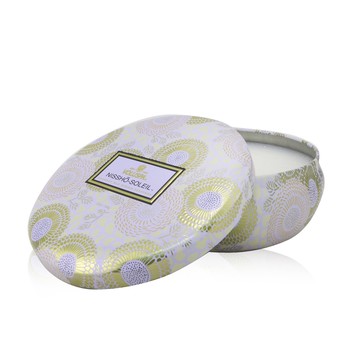 Voluspa - 3個燈芯裝飾錫芳香蠟燭 -  Nissho Soleil