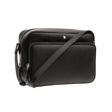 MONTBLANC 匠心系列皮革側背包 198127