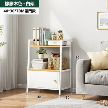 E家工廠  40公分置物架書架 層架置物架 427-KC（白色）