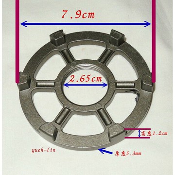小太陽冰沙機 刀組 固定 盤 (鋅合金鋼材)