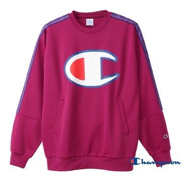 Champion AS 大C Logo長袖上衣(紫色)