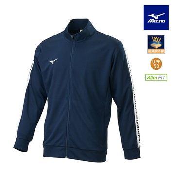 【MIZUNO 美津濃】Slim FIT 男款針織外套 32TCB53514（深丈青）