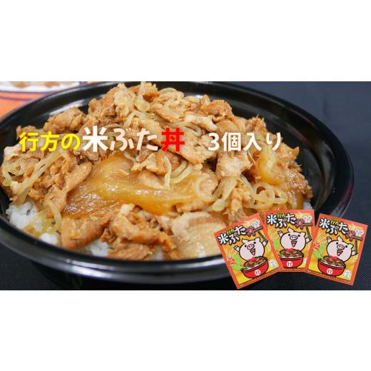 ふるさと納税 茨城県 行方市 CU-28 行方の米ぶた丼　3個