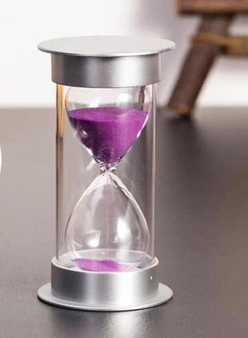 沙漏 沙漏計時器兒童防摔時間流沙瓶30/60分鐘半小時禮物個性創意擺件