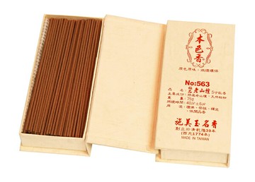 施美玉本色香系列 極品老山檀 5寸臥香 NO：563 (6盒裝)