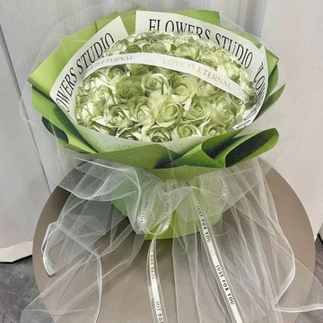 ❀【花中世界】❀520碎冰黑騎士玫瑰玫瑰花花束香皂永生情人節禮閨蜜成品生日禮物