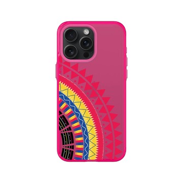 iPhone 15 Pro Max Clear 粉漾桃 - 花生騷 WasangShow - 虹彩布裙