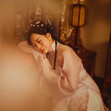 朵朵開小髮釵(一對)-紅色系列