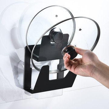 鍋蓋架 廚房置物架二層鍋蓋架壁掛式免打孔多功能大掛件砧板架多層帶接水【xy772】