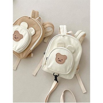 韓國ins幼兒園書包寶寶防走丟背包卡通小熊男女孩旅游雙肩包包