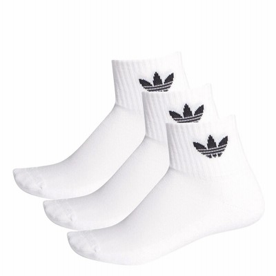 adidas アディダス オリジナルス originals ソックス 靴下 ミッドカットクルーソックス 3P 3足 メンズ レディース 白 黒 S M L FT8529 FM0643