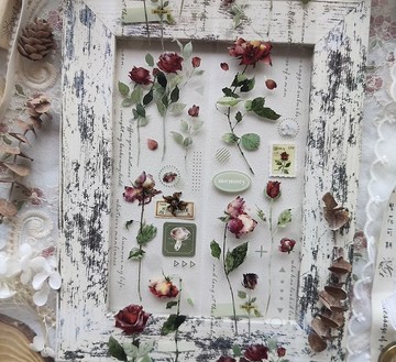 瑰影 復古薔薇集 バラ PET 和紙膠帶