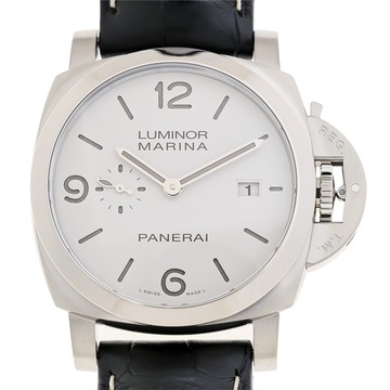 PANERAI 沛納海Luminor Marina自動上鍊皮帶表(PAM03314)x白面x44mm