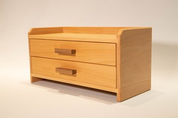 【非木不可】桌上雙抽收納盒丨桌面收納丨小物收納