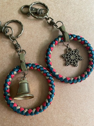 聖誕花圈 檞寄生 鑰匙圈 包包吊飾 聖誕節禮物