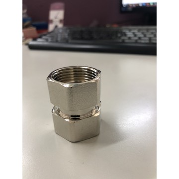 6分內絲 接頭銅配件 活接內絲 活接 雙內絲直接 雙內絲活接 球閥/熱水器/水管活動接頭