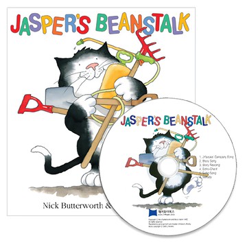 JY books 歌唱繪本點讀版 Jasper's Beanstalk Set (平裝書 + CD)  混合色