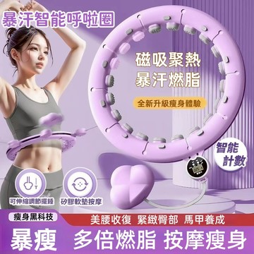 【台灣出貨 保固五年】日本TUGO專利智能呼啦圈  智能計數呼拉圈 瘦身神器 暴汗呼啦圈 美腰燃脂 居家健身器材