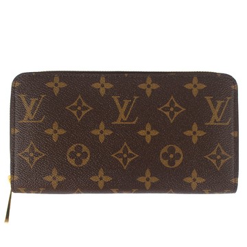 LV Monogram LV花紋拉鍊長夾-M42616-12卡