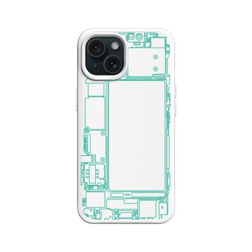 iPhone 15 SolidX 白 - JOCR - Inside an iPhone - Green