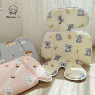 Mibobebe 3D透氣可水洗嬰幼兒寶寶涼感推車坐墊