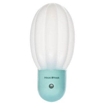 光之寶 LED自動小夜燈 - 臥室睡眠夜燈 走廊燈 客廳氣氛照明  仙人掌  仙人掌 白色 + 藍綠色