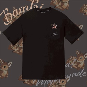 【MAJOR MADE】斑比刺繡口袋短TEE