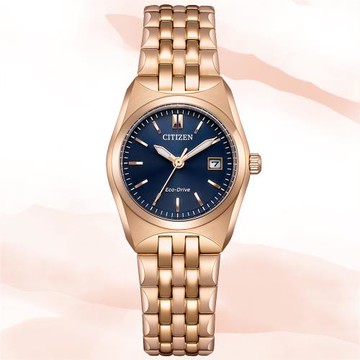 CITIZEN星辰 LADYS系列 光動能 簡約時尚腕錶 EW2298-52L