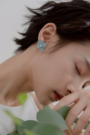 真花耳環-Wishes Earrings