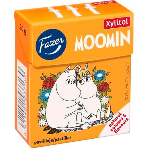 Fazer Moomin ファッツェル ムーミン キシリトール フルーツ味グミ 5 箱 x 20gセット フィンランドのお菓子です |  LINEブランドカタログ