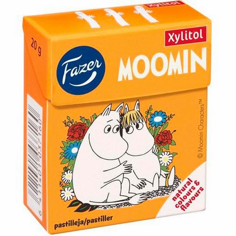 Fazer Moomin ファッツェル ムーミン キシリトール フルーツ味グミ 5 箱 x 20gセット フィンランドのお菓子です |  LINEショッピング