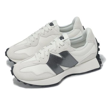 New Balance NB 休閒鞋 327 女鞋 白 灰 麂皮 復古 拼接 NB 紐巴倫 WS327JWB-B