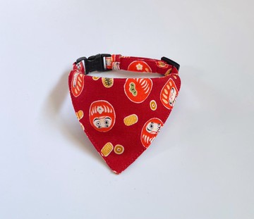 達摩頭巾項圈 [紅色]