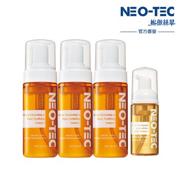 NEO-TEC 水楊酸深層潔顏慕斯150ml(三入)