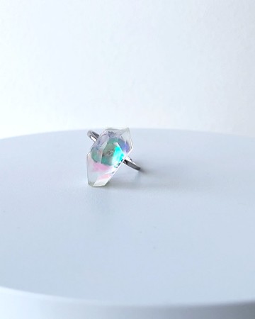 Frames ring /crystals/ Alice in wonderland_frost clear 7-b/silver925 戒指 日本戒指