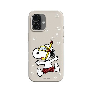 iPhone 17 SolidX 貝殼灰 - 史努比 Snoopy - 潛水趣