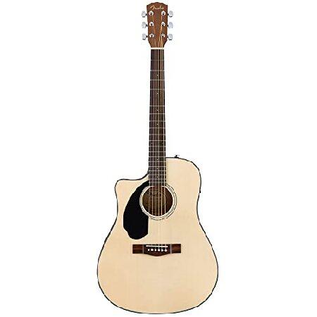 Fender エレキアコースティックギター CD-60SCE Left-Hand, Natural ソフトケース付属並行輸入