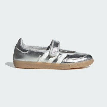 Adidas 愛迪達 Samba Jane W KK2502 女 休閒鞋 復古 皮革 流行 銀 瑪莉珍 芭蕾風